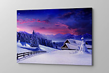 Obraz Zasnežená dedinka zs1248